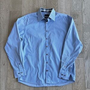 Luxe Men's Blue Dress Shirt Braun & Stengade